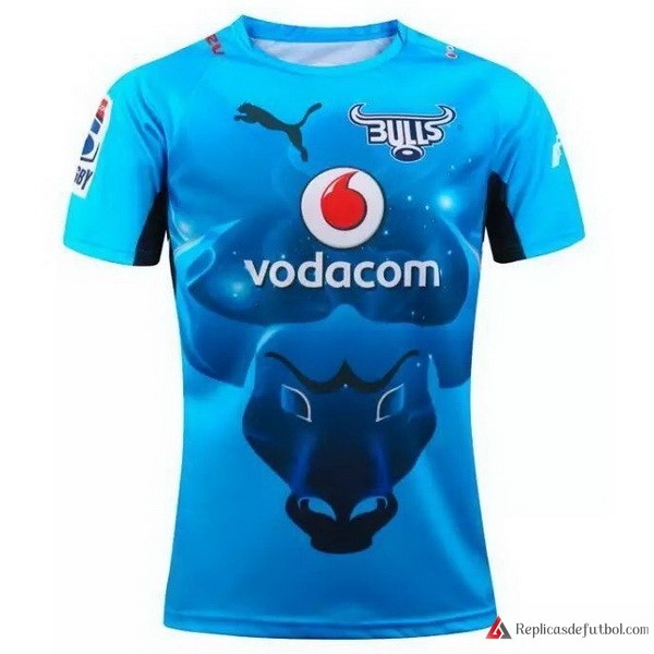 Camiseta Bulls Primera equipación 2017-2018 Azul Rugby
